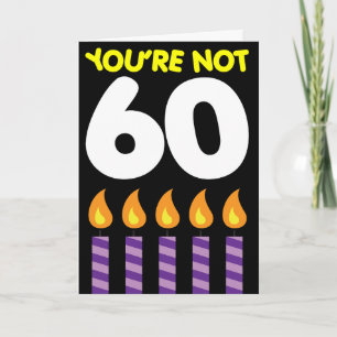 60:e födelsedag - underbart pris kort