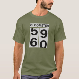 60:e födelsedagars OLDOMETER T Shirt