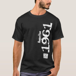60:e födelsedagen 1961 Namn Legends Vintage Disted T Shirt