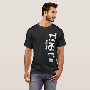 60:e födelsedagen 1961 Namn Legends Vintage Disted T Shirt