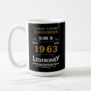 60:e födelsedagen 1963 Lägg till ditt namn i legen Kaffemugg