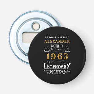 60:e födelsedagen 1963 Lägg till Namn Legendary Bl Flasköppnare
