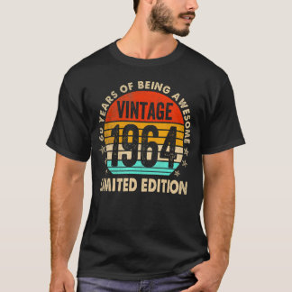 60:e födelsedagen 1964 60 år gammal t shirt