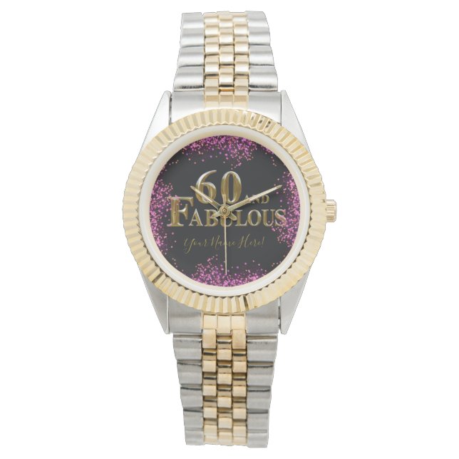 60:e födelsedagen armbandsur (Framsida)