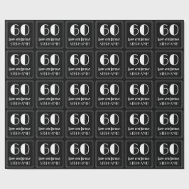 60:e födelsedagen - Art Deco Inspired Titta "60", Presentpapper