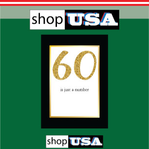 60:e födelsedagen Bara ett nummer Sarcastic Funny  Inbjudningar