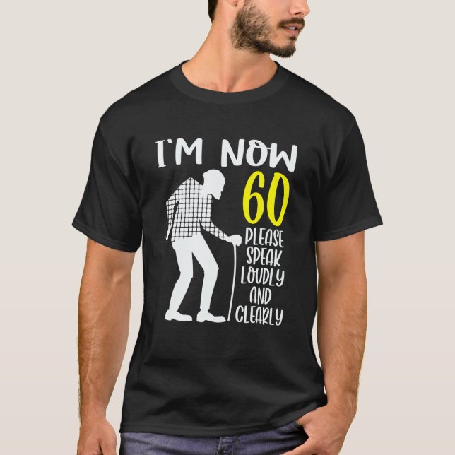 60:e födelsedagen för honom är jag nu 60 år gammal t shirt (Framsida)