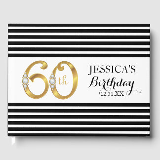 60:e födelsedagen gästböcker