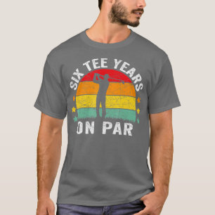 60:e födelsedagen Golf Pun Retro Sunset 60 år T Shirt
