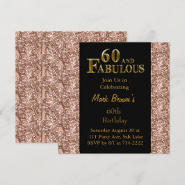 60:e födelsedagen inbjudningar