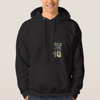 60:e födelsedagen juni 1961 60 år gammal 60:e dage hoodie