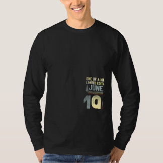 60:e födelsedagen juni 1961 60 år gammal 60:e dage t shirt