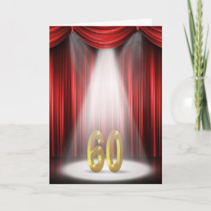 60:e födelsedagen kort