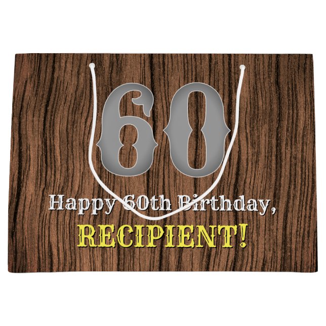 60:e födelsedagen: Land Westernare Inspired Titta, (Framsidan)