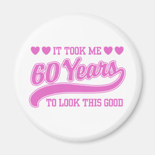 60:e födelsedagen magnet