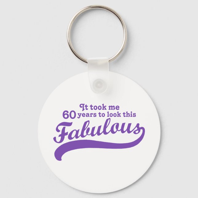 60:e födelsedagen nyckelring (Framsida)