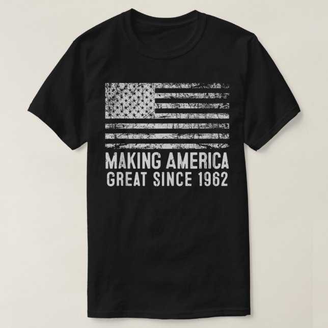 60:e födelsedagen,Skapar Amerika Underbar sedan 19 T Shirt (Design framsida)