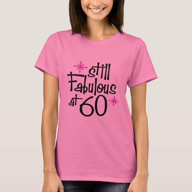60:e födelsedagen t-shirt (Framsida)