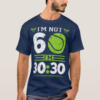 60:e födelsedagen tennis t shirt