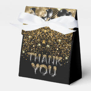 60:e födelsedagen vid Svarta Guld Glitter Personli Presentaskar