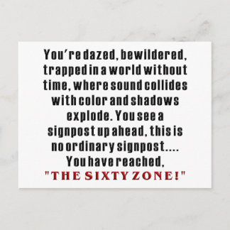 60:e födelsedagen vykort