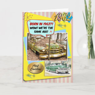 60:e födelsedagen! Wow, samma ålder som 1962 Chevy Kort