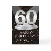 60:e födelsedagsbelysningen lägger till ett Namn-k