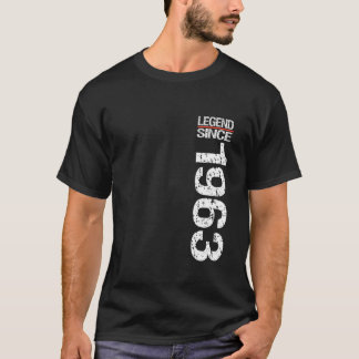 60:e födelsedagsdagen sedan 1963 60:e födelsedagen t shirt