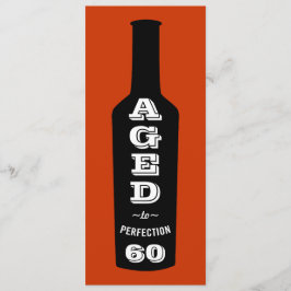 60:e Födelsedagsfest inbjudan-Åldrasen till Perfek Inbjudningar