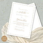 60:e Födelsedagsfesten elegant Guld Skript Gräns Inbjudningar<br><div class="desc">60:e Födelsedagsfesten elegant Guld Skript Gräns. Tillgänglig digitalt eller utskriven. En minimalistisk modern textdesign för er sextionde som är helt anpassade, med en enda rad gräns. Ändra ord efter behov och du kan också ändra text och färg i bakgrunden samt göra fler om du vill genom att klicka på Redigera...</div>
