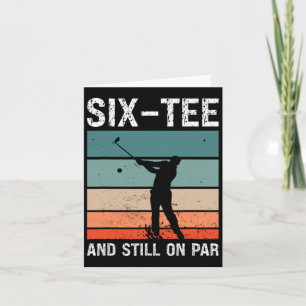 60:e Födelsedagsfesten Golf, sex garantier och for Kort