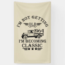 60:e födelsedagsfesten med personlig 60 vintagar