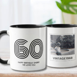 60:e Födelsedagsfestens favoritVintage år Mugg