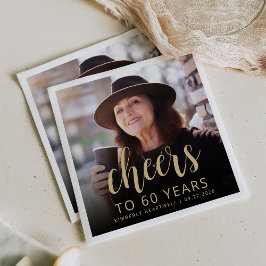 60:e Födelsedagsfestens fotoboers Pappersservett