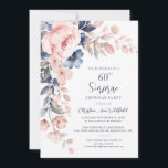 60:e Födelsedagsfestens Rosa Blommigt Inbjudningar<br><div class="desc">Fira milstolpen 60 med ära, elegans och stil med vår anpassningsbar 60:e födelsedagsfest inbjudan! Designat just för detta monumentala tillfälle, förenar våra inbjudningar naturens skönhet med contemporary mode själ. Vår anpassningsbar, 60:e födelsedagsfest inbjudan, är mer än bara en biet av papper. De är en vacker början till en minnesvärd händelse....</div>