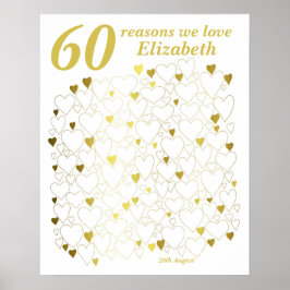 60:e födelsedagsgästen Bok - 60 skäl till att vi K Poster