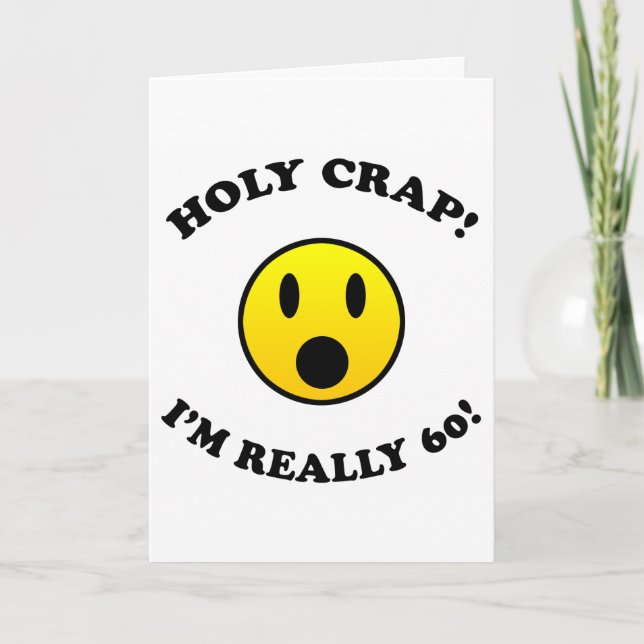 60:e födelsedagsgåva kort (Framsida)