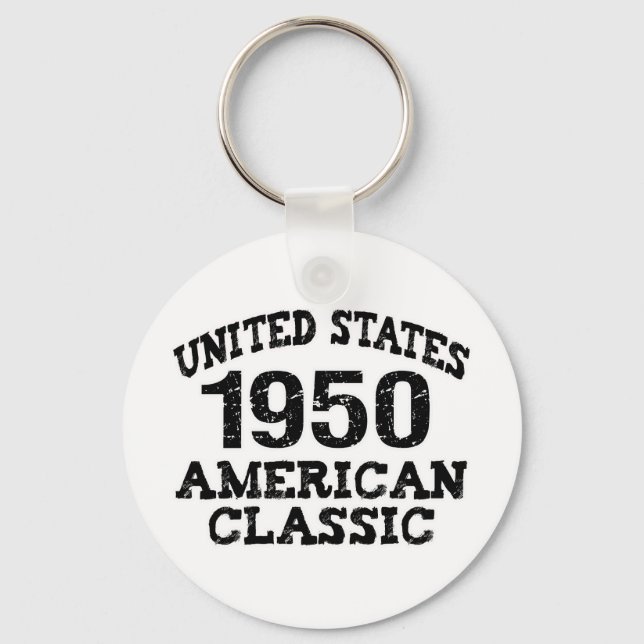 60:e födelsedagsgåvor, 1950 nyckelring (Framsida)