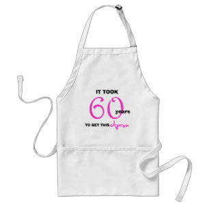 60:e födelsedagsgåvor Apron - Lustigt Förkläde