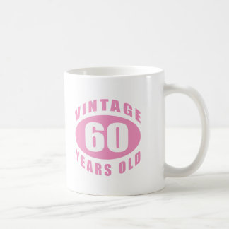 60:e födelsedagsgåvor till henne kaffemugg
