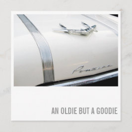 60:e födelsedagsinbjudan - Car Älskare Oldie Goodi Inbjudningar