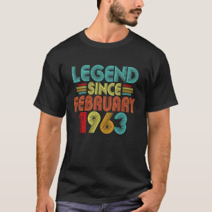 60:e födelsedagslätten sedan februari 1963 Retro 6 T Shirt