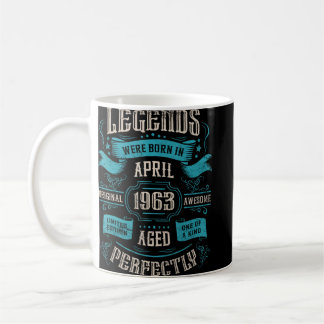60:e födelsedagsljuden föddes i april 1963 kaffemugg