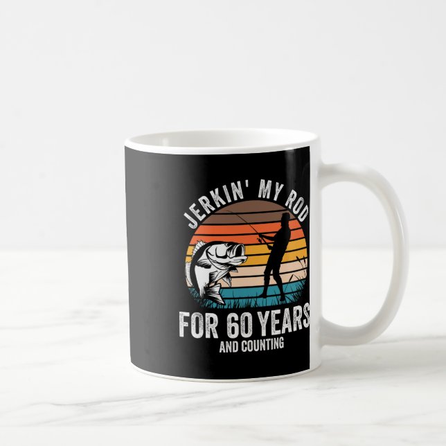 60:e födelsedagspresent till Fiskare i Manar Finny Kaffemugg (Höger)