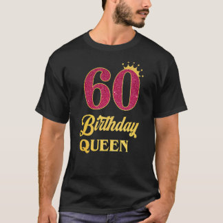 60:e födelsedagspressen, drottningprinsessan i 60  t shirt