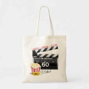 60:e födelsedagstäckande filmtema tygkasse