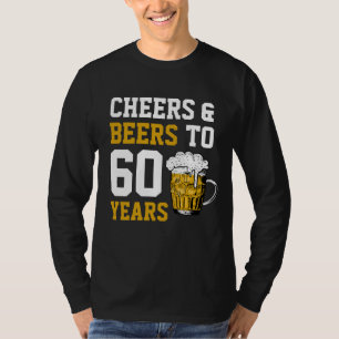 60:e födelsedagstjuren och Öl till 60 år T Shirt