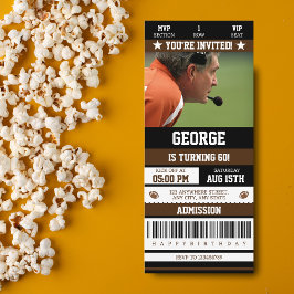 60:e inbjudan till fotboll Biljett på födelsedagen