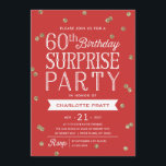 60:e inbjudan till konfetti-överraskningspartiet G<br><div class="desc">Chicens och snyggtens 60:e inbjudan till överraskningspartiet innehåller ett elegant faux guld konetti-tema med modern typografi. Anpassa färg i bakgrunden för att matcha händelsetemat färg. För en ännu mer minnesvärd inbjudan väljer du en urklippsform, texturerad papper eller en dubbla tjock papper. Om anpassningsbarna fyller år ska du meddela oss och...</div>