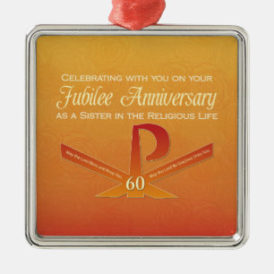 60:e jubileumsdagen nun Pax Kor, Orange Julgransprydnad Metall